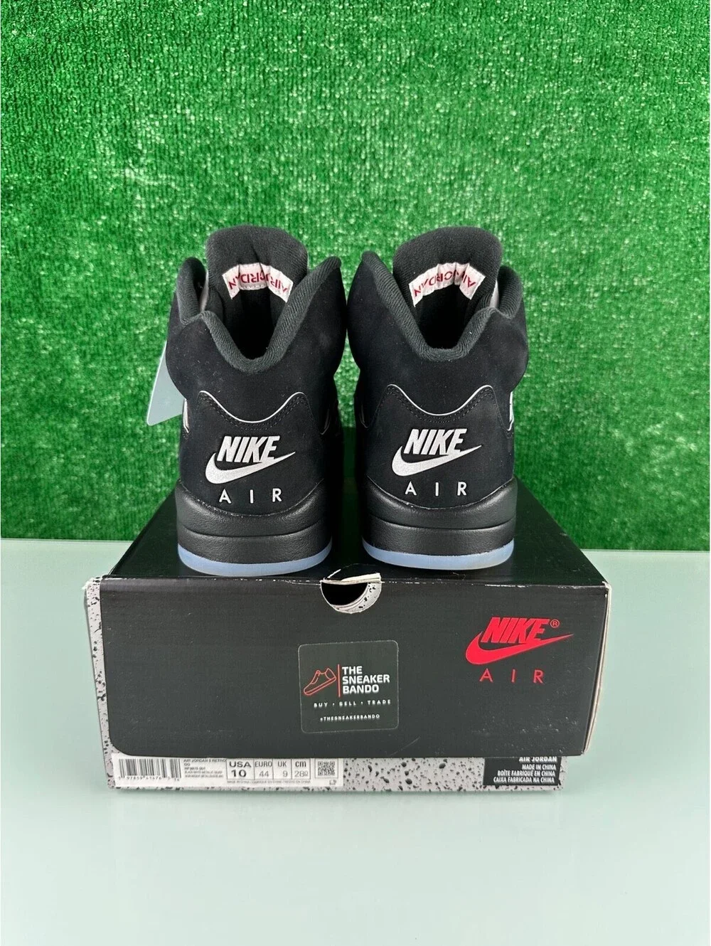 Size 10 - Air Jordan 5 Retro OG Black Metallic Reimagined (CLEAN!)